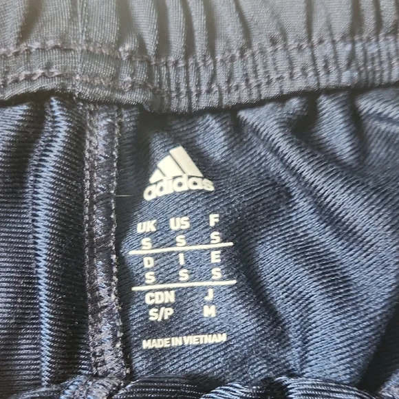 Adidas Kids Gray and Navy Joggers - Picture 3 of 4